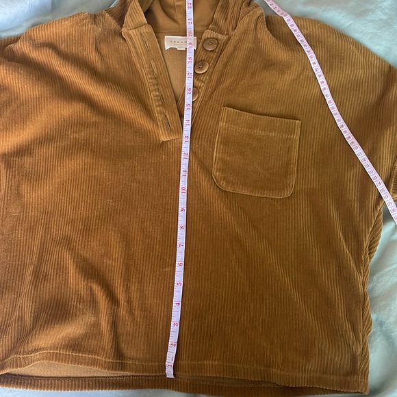 Sezane - worn once, 3/4 sleeve corduroy hoodie. - Picture 7 of 8